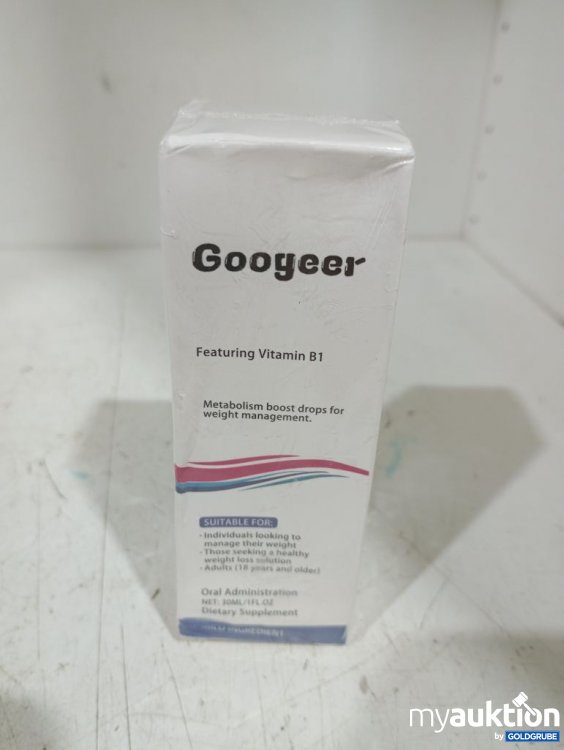 Artikel Nr. 980788: Googeer Vitamin B1 Metabolism Boost Drops 30 ml