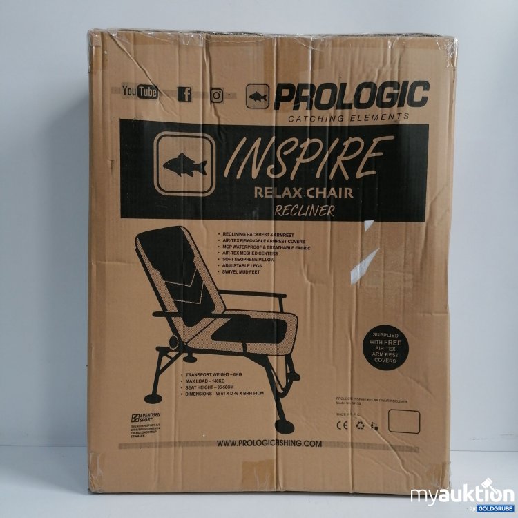 Artikel Nr. 437789: Prologic Inspire Relax Chair Recliner 51x46x64cm, Navy grün