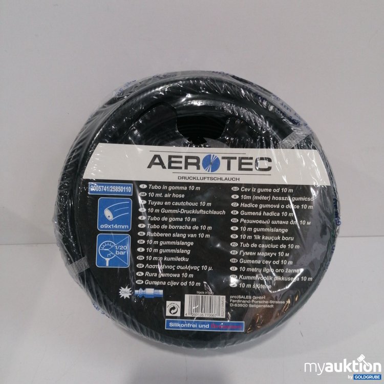 Artikel Nr. 442789 Artikel Nr. 442789: Aero Tec 10m Gummi Druckluftschlauch