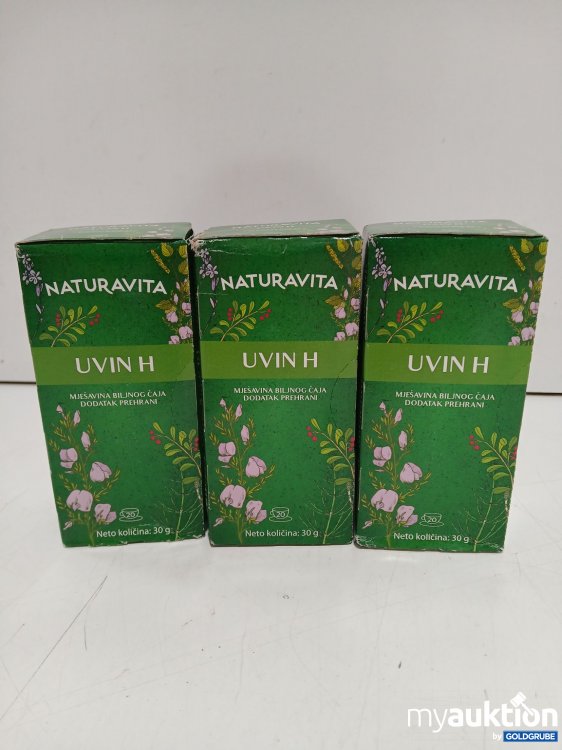 Artikel Nr. 460789 Artikel Nr. 460789: Naturavita Uvin H Tee 3x30g