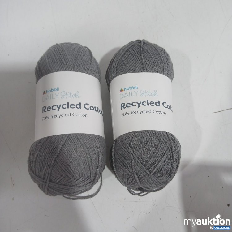 Artikel Nr. 464789 Artikel Nr. 464789: hobbii Daily Stitch Recycled Cotton Garn 2 Stk grau