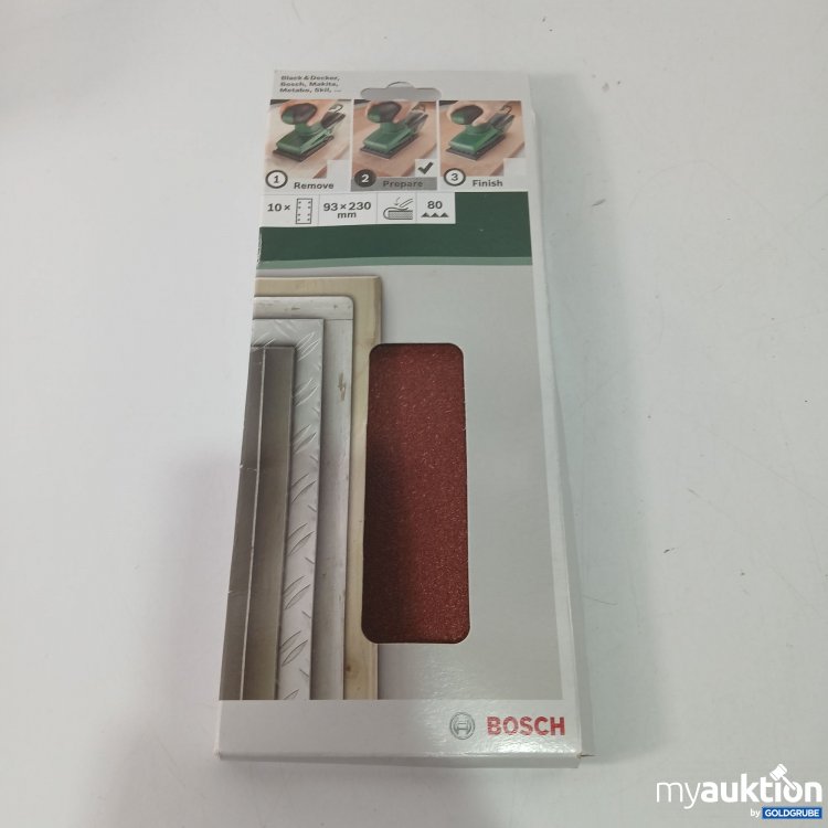 Artikel Nr. 812789 Artikel Nr. 812789: Bosch Schleifblatt 93 x 230 mm 10 Stück