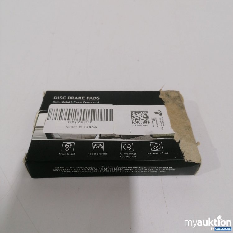 Artikel Nr. 840789 Artikel Nr. 840789: Disc Brake Pads Semi Metall & Resin Compound