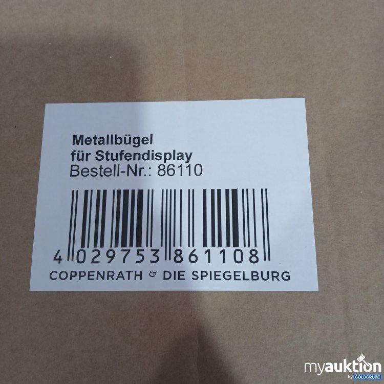 Artikel Nr. 867789 Artikel Nr. 867789: Metallbügel für Stufendisplay