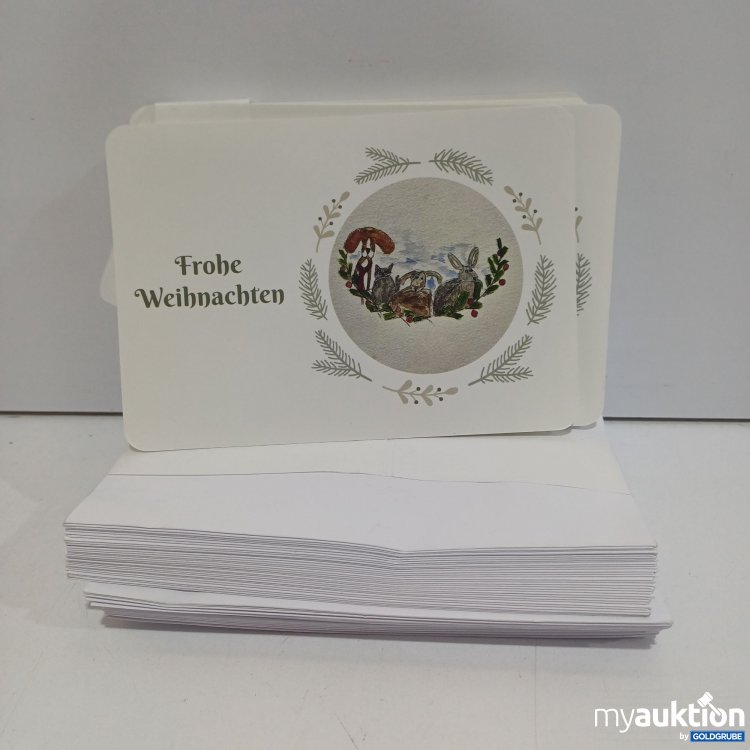 Artikel Nr. 894789: Grußkarten frohe Weihnachten mit Kuvert