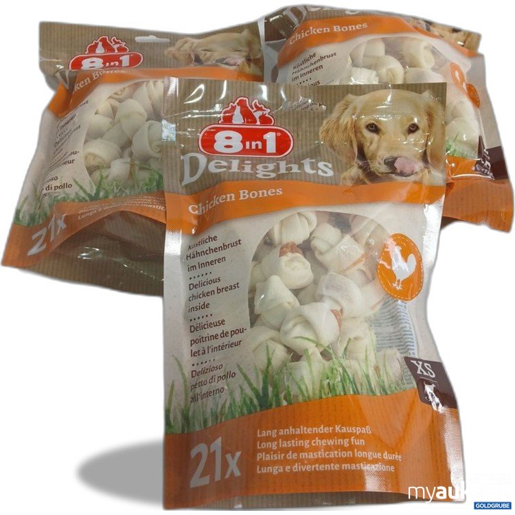 Artikel Nr. 973789: 8in1 Delights Chicken Bones je 252g