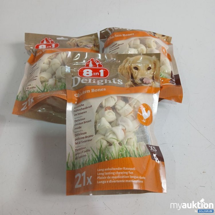 Artikel Nr. 973789: 8in1 Delights Chicken Bones je 252g