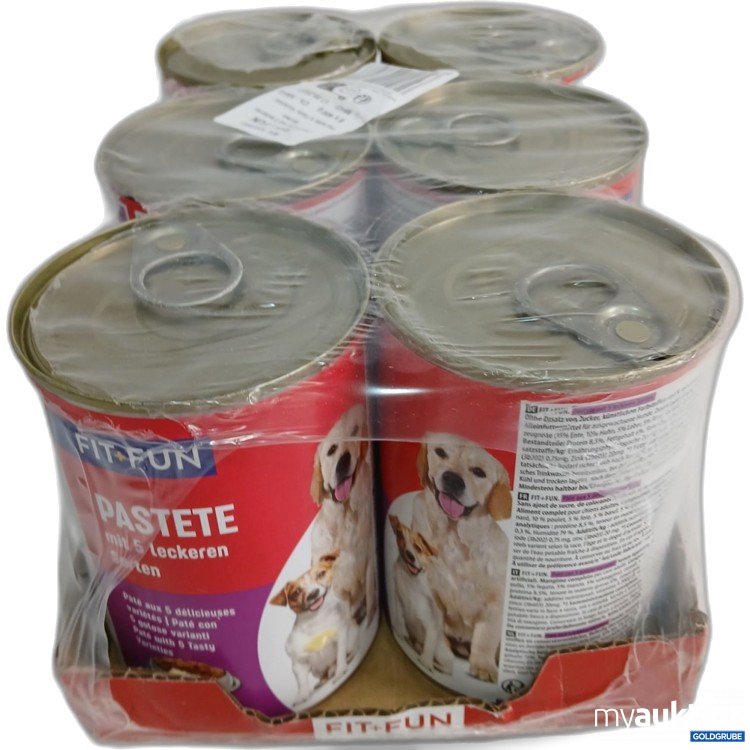 Artikel Nr. 990789: FIT + FUN Pastete mit 5 leckeren Sorten 6x je 400g 