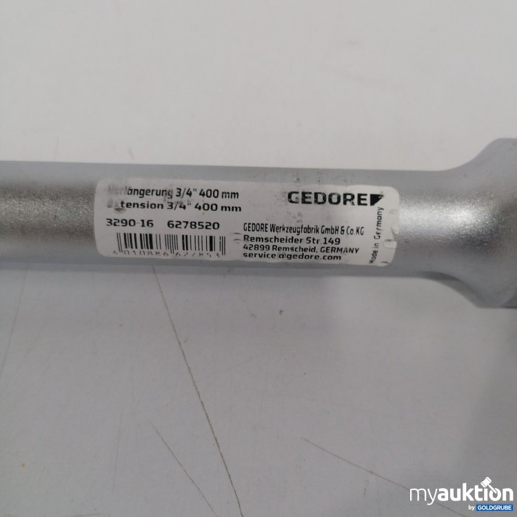 Artikel Nr. 442790: Gedore Verlängerung 3/4" 400mm
