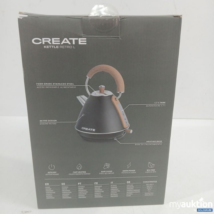 Artikel Nr. 446790: CREATE KETTLE RETRO L 1.7l