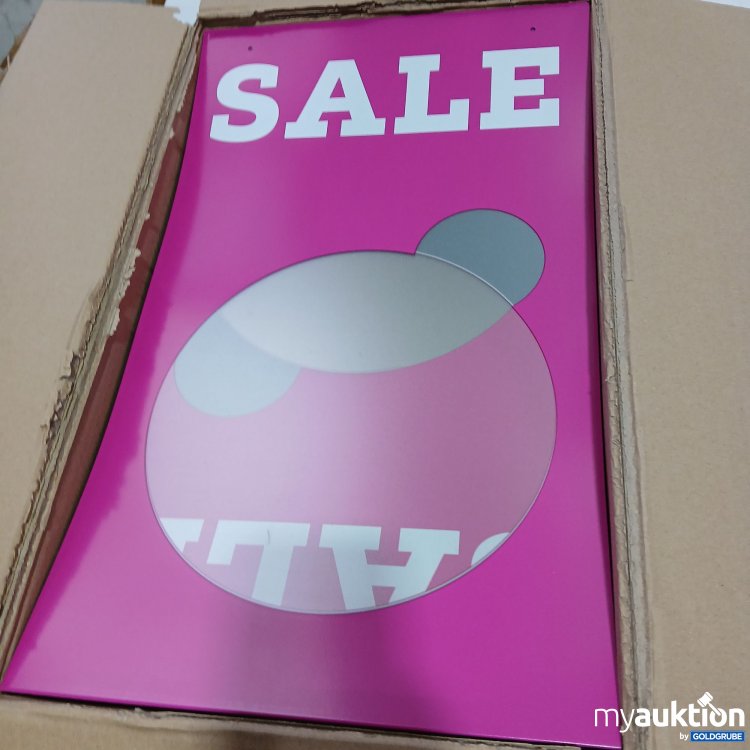 Artikel Nr. 462790 Artikel Nr. 462790: Pinkes "Sale" Plakat zum Überstecken 50x