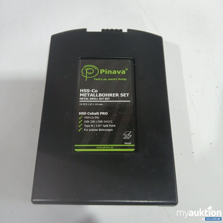 Artikel Nr. 899790: Pinava HSS-Co Metallbohrer Set 19tlg. 