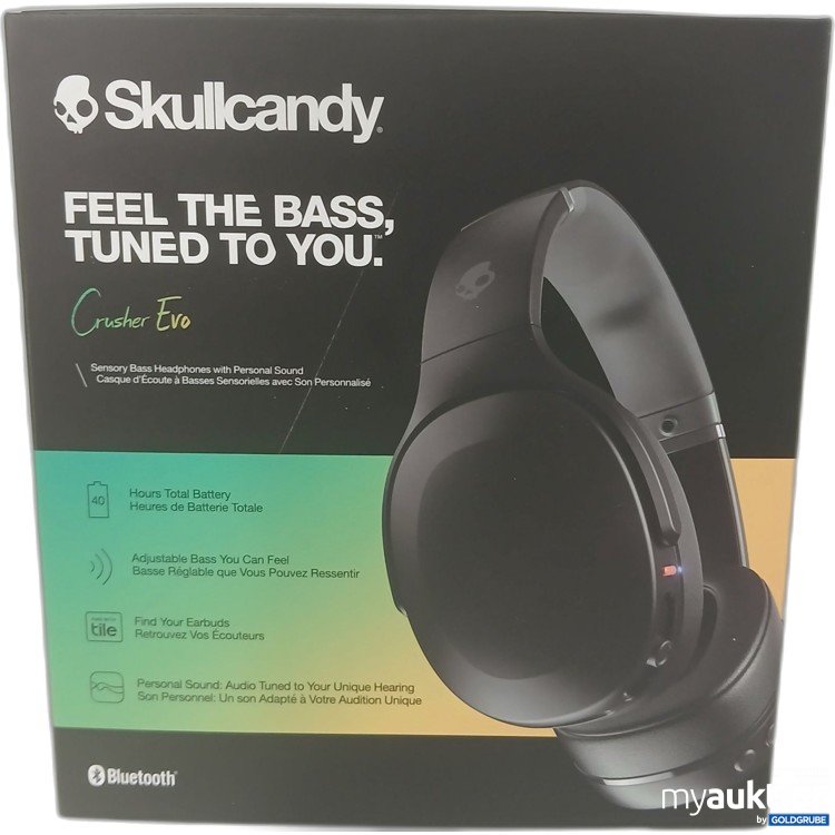 Artikel Nr. 987790 Artikel Nr. 987790: Skullcandy Crusher Evo Kopfhörer schwarz