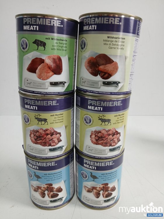 Artikel Nr. 990790: Verschiedene PREMIERE Futter Hunde 6x je 800g
