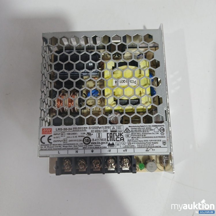 Artikel Nr. 827791 Artikel Nr. 827791: Schaltnetzteil LRS-50-24-52W 24V