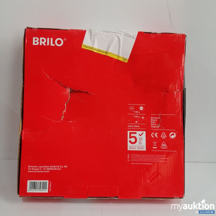 Artikel Nr. 847791 Artikel Nr. 847791: Brilo LED Deckenleuchte schwarz 12W 4000 K