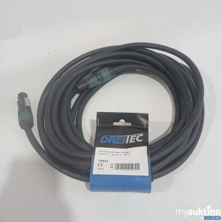 Artikel Nr. 852791: Dreitec 10m Lautsprecher-Kabel 4x4, 0mm2 14641