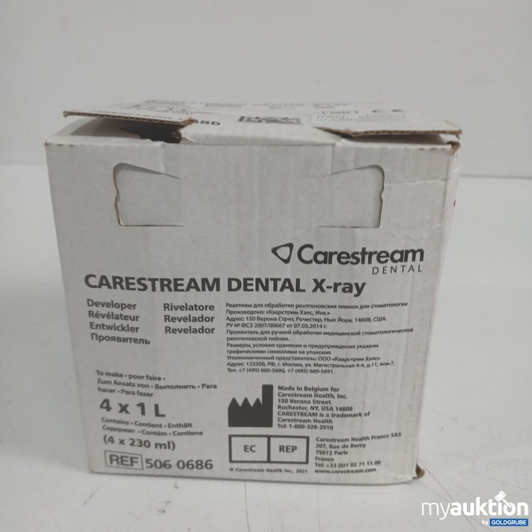 Artikel Nr. 920791 Artikel Nr. 920791: Carestream Dental X-ray 4x230ml