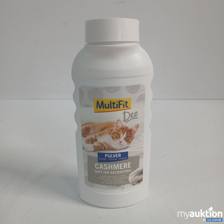 Artikel Nr. 957791: MultiFit Deo Cashmere Pulver Duft für Katzenstreu 750g 