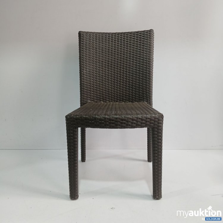 Artikel Nr. 958791: Poly-Rattan Gartenstuhl Sitzhöhe ca 44cm