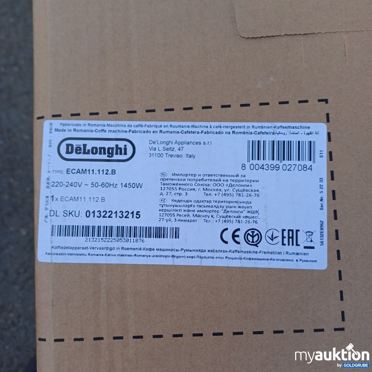 Artikel Nr. 960791: DeLonghi Kaffeevollautomat ECAM11.112.B 