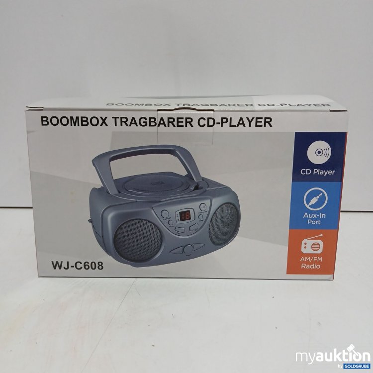 Artikel Nr. 967791: Boombox Tragbarer CD Player WJ-C608