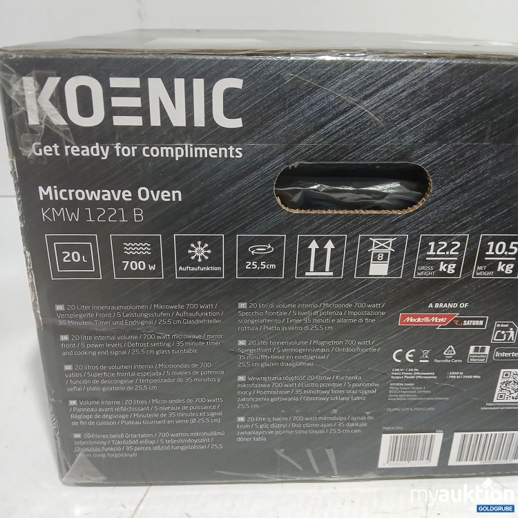 Artikel Nr. 986791: Koenic Microwave Oven KMW1221B 