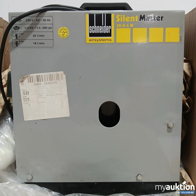 Artikel Nr. 462792: Schneider airsystems SilentMaster Leiselauf Kolbenkompressor 30-8-4 W