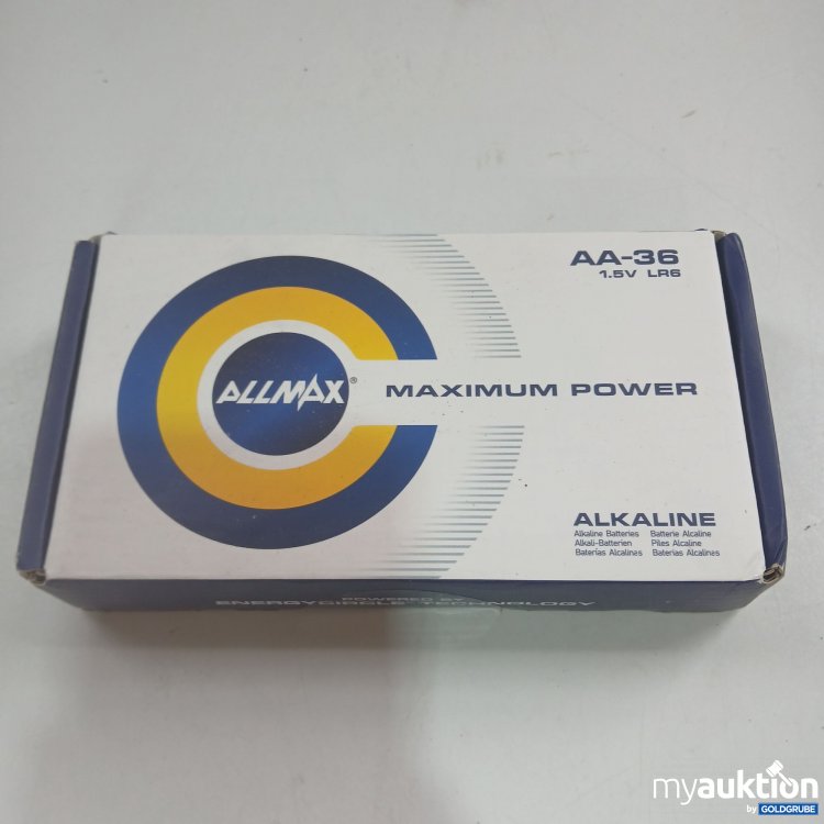 Artikel Nr. 843792 Artikel Nr. 843792: AllMax AA Batterien 36 Stück