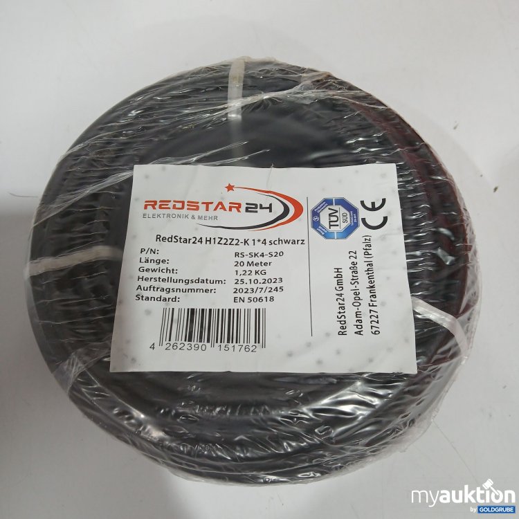 Artikel Nr. 878792 Artikel Nr. 878792: Redstar24 H1Z2Z2-K schwarz 20m