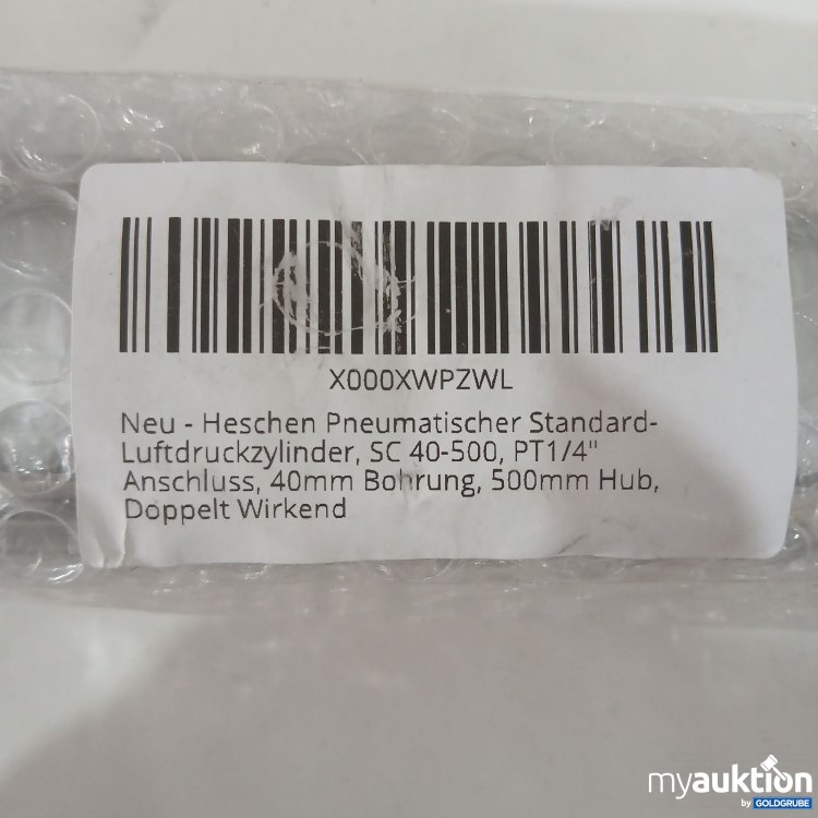 Artikel Nr. 987792 Artikel Nr. 987792: Heschen Pneumatischer Standard-Luftdruckzylinder SC 40-500