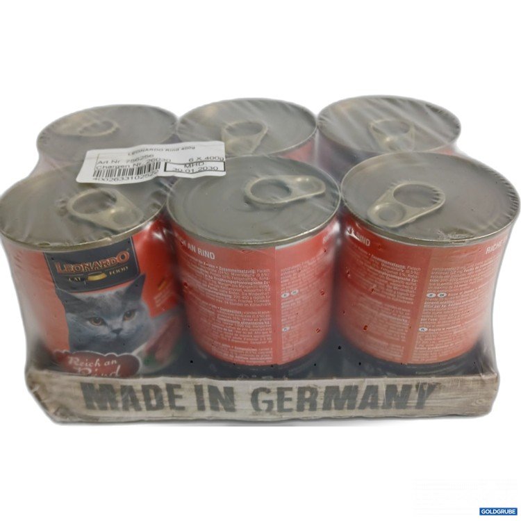 Artikel Nr. 990792: LEONARDO Cat Food Reich an Rind 6x je 400g 