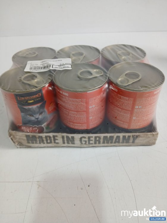 Artikel Nr. 990792: LEONARDO Cat Food Reich an Rind 6x je 400g 