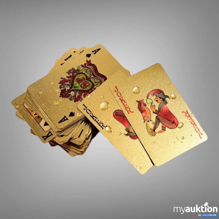 Artikel Nr. 364793: Goldene Spielekarten