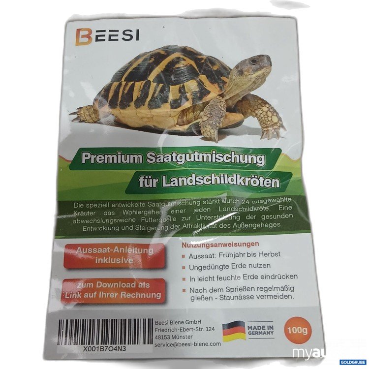Artikel Nr. 955793: Beesi Premium Saatgutmischung für Landschildkröten 100g 
