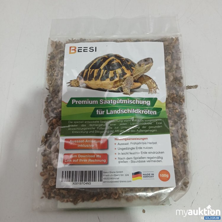 Artikel Nr. 955793: Beesi Premium Saatgutmischung für Landschildkröten 100g 