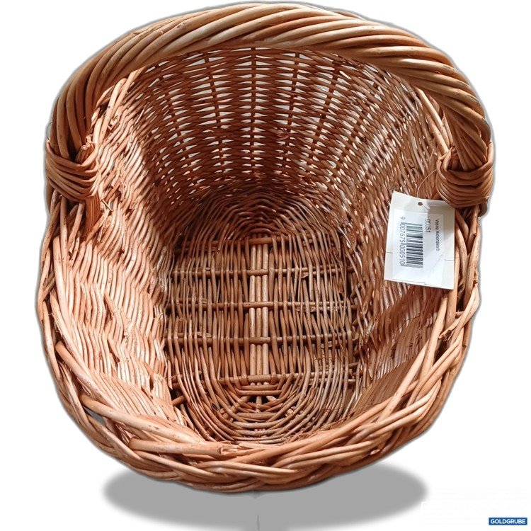Artikel Nr. 988793: Diagones geflochtener Henkelkorb, ca.37x28x30cm