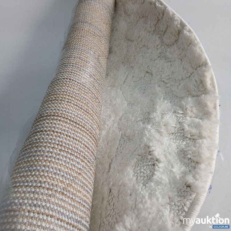Artikel Nr. 440794: Carpet City Teppich Focus rund 120cm cream 
