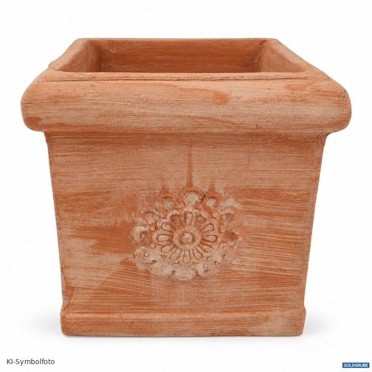 Artikel Nr. 466794 Artikel Nr. 466794: Teramico Blumentopf aus Terrakotta quadratisch