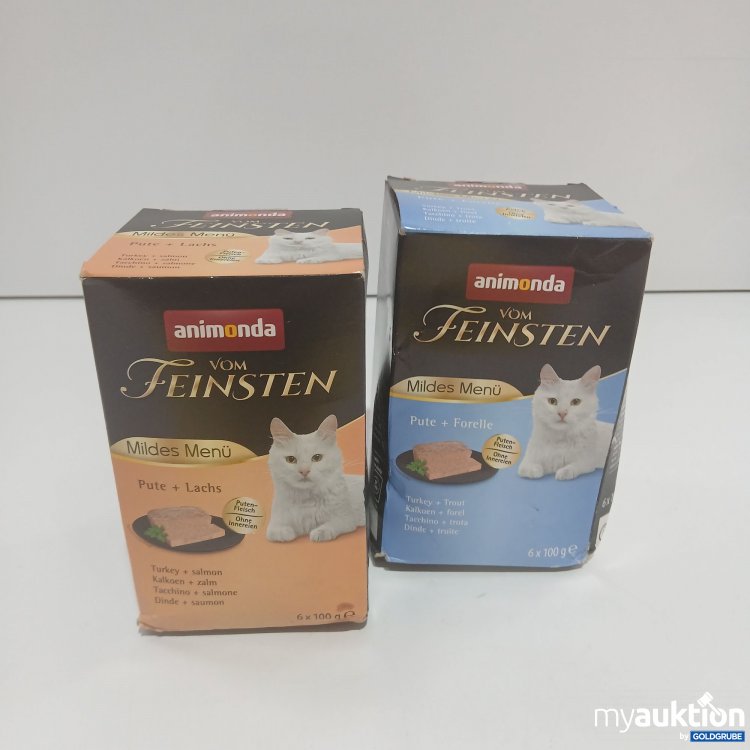 Artikel Nr. 844794: Animonda Feinsten Katzenfutter 2er Pack x6 Stück x100g