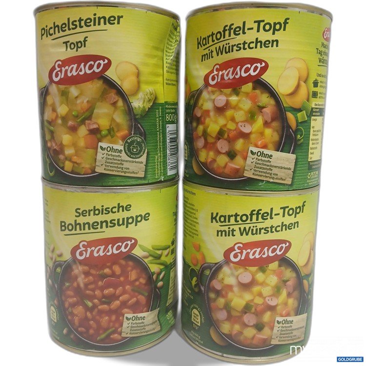 Artikel Nr. 891794: Diverse Ersaco Fertig Dosenprodukte 4x800g