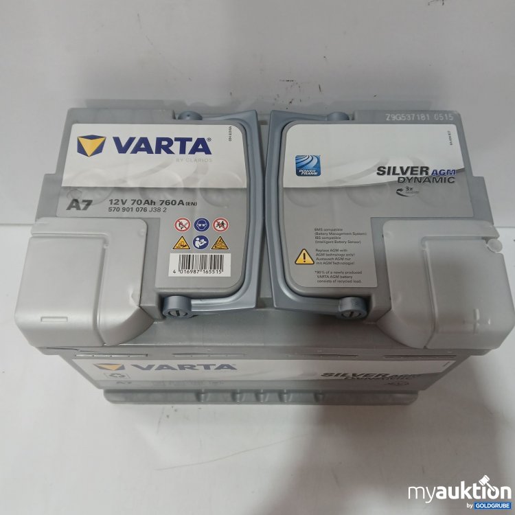 Artikel Nr. 929794 Artikel Nr. 929794: Varta Silver AGM Dynamic 12V 70Ah Blockbatterie
