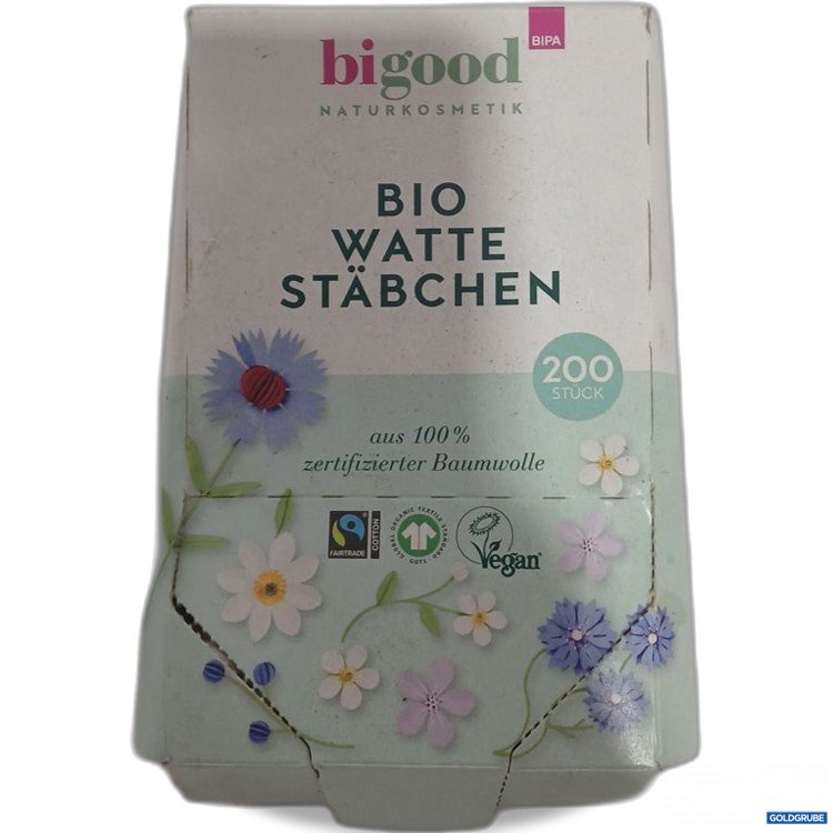 Artikel Nr. 953794: bigood Bio Wattestäbchen 200 Stück