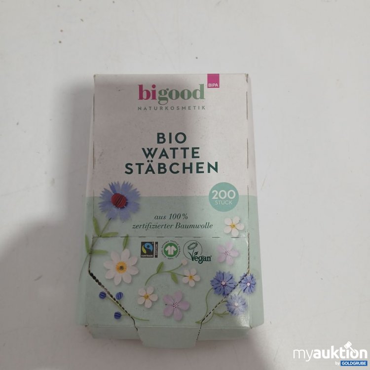 Artikel Nr. 953794: bigood Bio Wattestäbchen 200 Stück