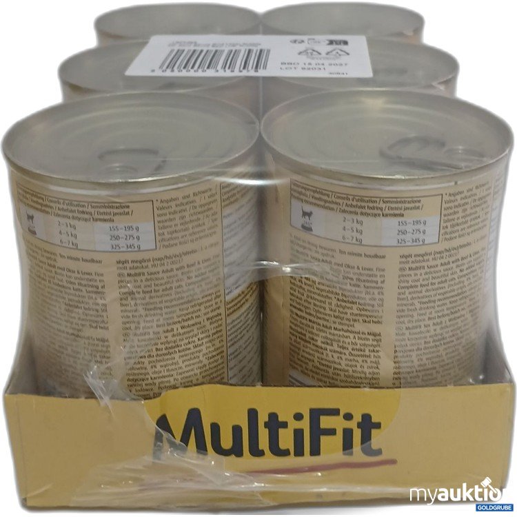 Artikel Nr. 971794: Multifit Adult Sauce Rind Leber 6x400g 