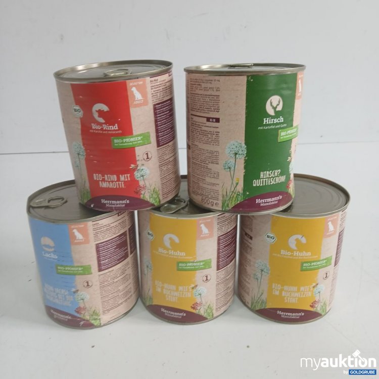 Artikel Nr. 973794: Herrmann's Manufaktur Hundefutter diverse Sorten 5x800g