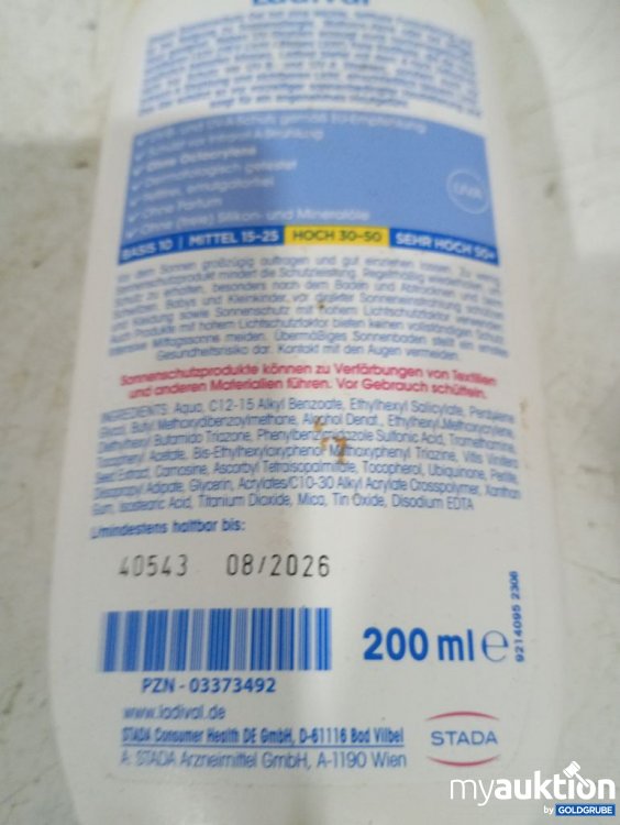Artikel Nr. 980794: Ladival Sonnenschutzgel Allergische Haut 30 hoch 200ml