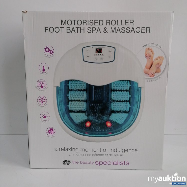 Artikel Nr. 399795 Artikel Nr. 399795: Rio the Beauty Specialists Motorised Roller Foot Bath & Massager