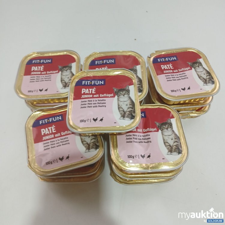 Artikel Nr. 844795: Fit+Fun Paté Katzenfutter 16x100g