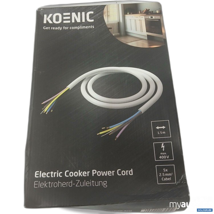 Artikel Nr. 930795 Artikel Nr. 930795: Koenic Elektroherd-Zuleitung KESC-0150 1,5m